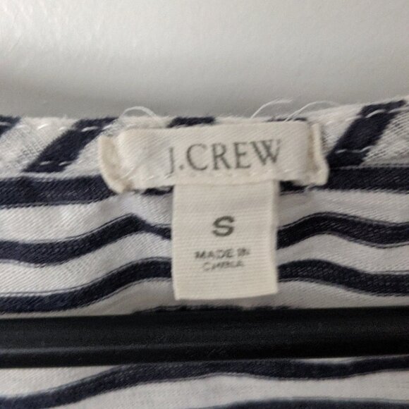 J CREW Sequin Striped TankTop Size Small - Picture 3 of 3